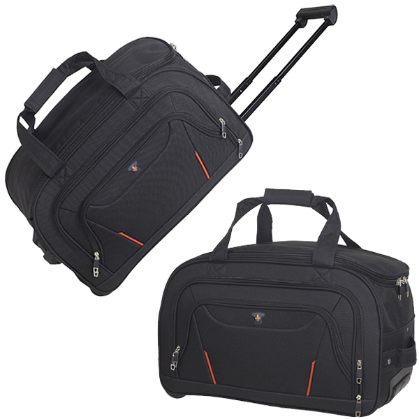 תיק טרולי שחור 20" Voyager לנסיעות 52X30X30 ס"מ 45 ל' ZA-2937